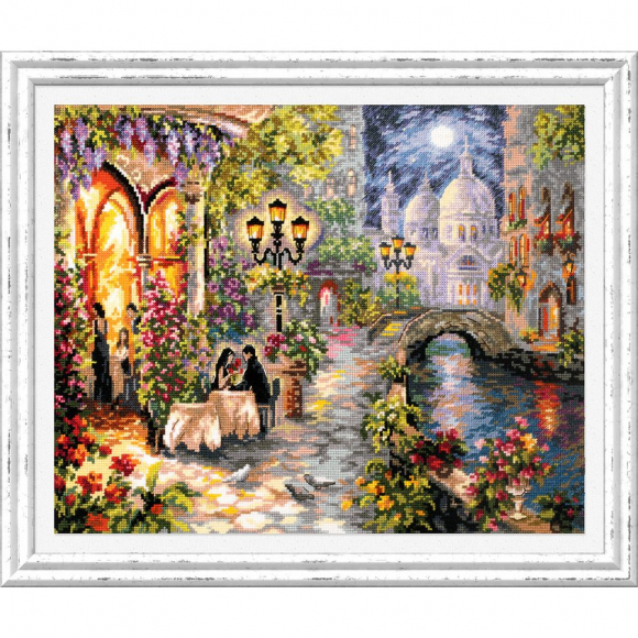 Набор для вышивания ЧУДЕСНАЯ ИГЛА арт.110-081 Ночное рандеву 40х32 см