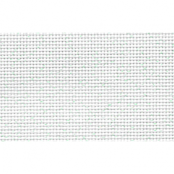 Канва Gamma K03L Aida №11 95% хлопок, 5% терилен 150 x 100 см цв.белый с перламутровым люрексом