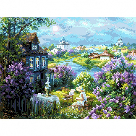 Рисунок на канве МАТРЕНИН ПОСАД арт.37х49 - 1931 Утро в деревне Рисунок на канве МАТРЕНИН ПОСАД арт.37х49 - 1931 Утро в деревне