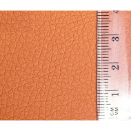 Кожа искусственная 20х30см толщ.0,85мм арт.КЛ.23675 цв.оранжевый уп.2листа
