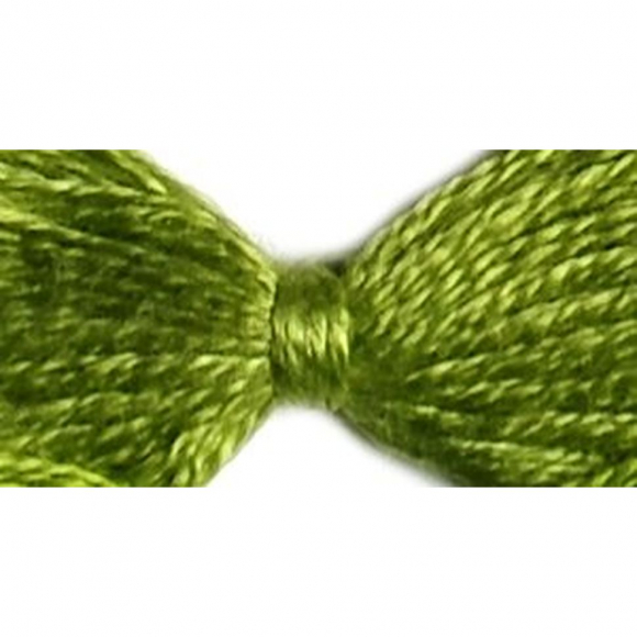Нитки мулине цв.4008 оливковый 12х10м С-Пб