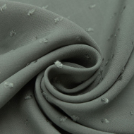 Ткань Штапель 85 г/м? 100% вискоза шир.145 см арт.Р.64229.04 зеленый рул.25м