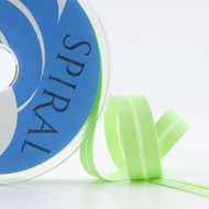 161991_Косая бейка хлопок/полиэстер 20 мм, 25 м, цвет 140, бледно-зеленый