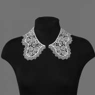 Воротник кружевной KRUZHEVO арт.TBY.13/184 цв.белый уп.5 компл