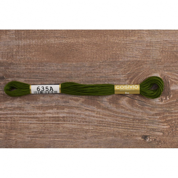 Мулине COSMO однотонный цвет 635
