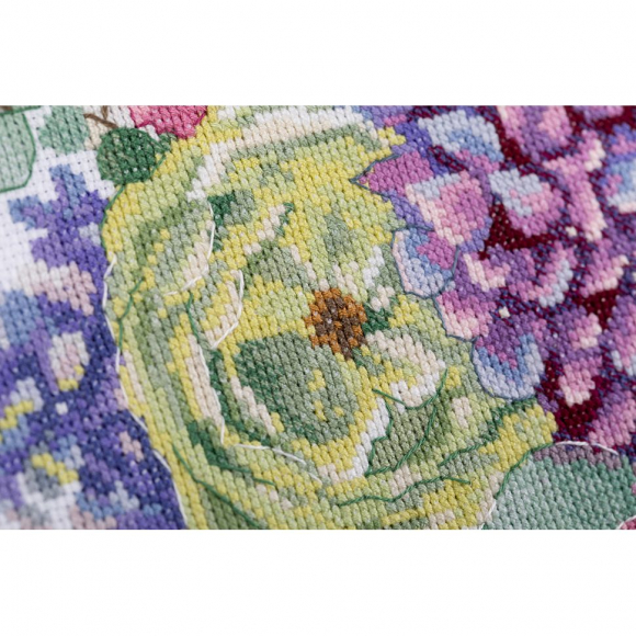 Набор для вышивания PANNA Золотая серия арт. PAN.C-7306 Букет с пионами 34,5х32 см