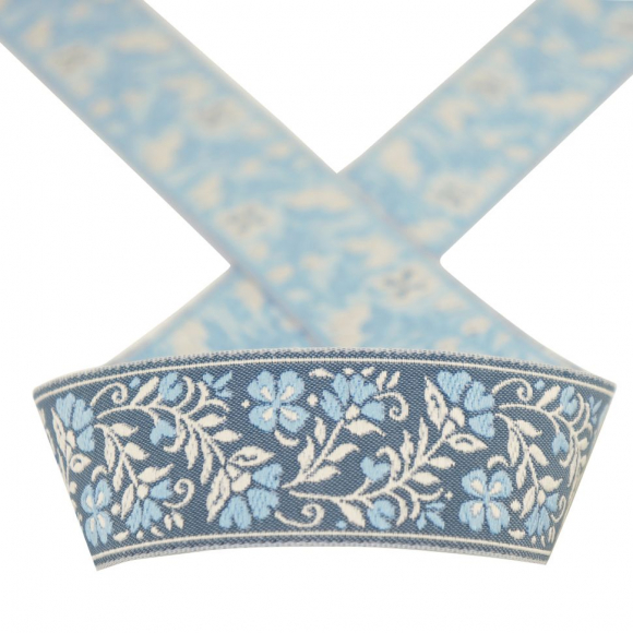 Лента из тканого жаккарда SAFISA, 25 мм, 15 м, цвет 02