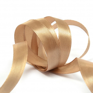 Лента атласная 12мм цв.4837 бежевый IDEAL уп.27,4 м