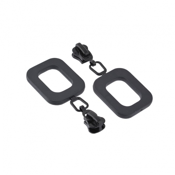 Замок MaxZipper автомат ТР#5 F19 цв.резина черная уп.100шт