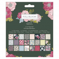 184126_Набор бумаги для скрапбукинга двухсторонней FULL BLOOM 184126_Набор бумаги для скрапбукинга двухсторонней FULL BLOOM