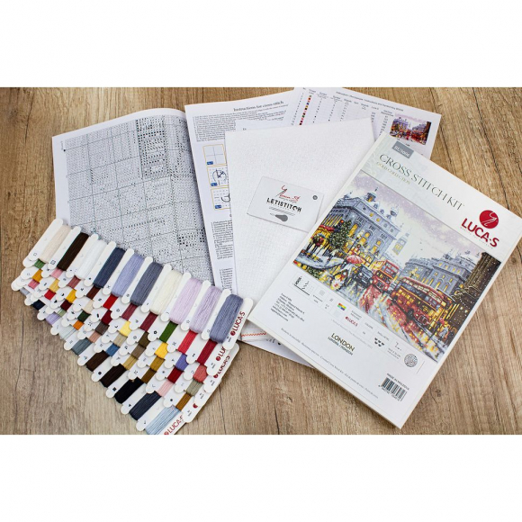 Набор для вышивания LUCA-S арт. BU5006 GOLD - Лондон 44,5х32 см