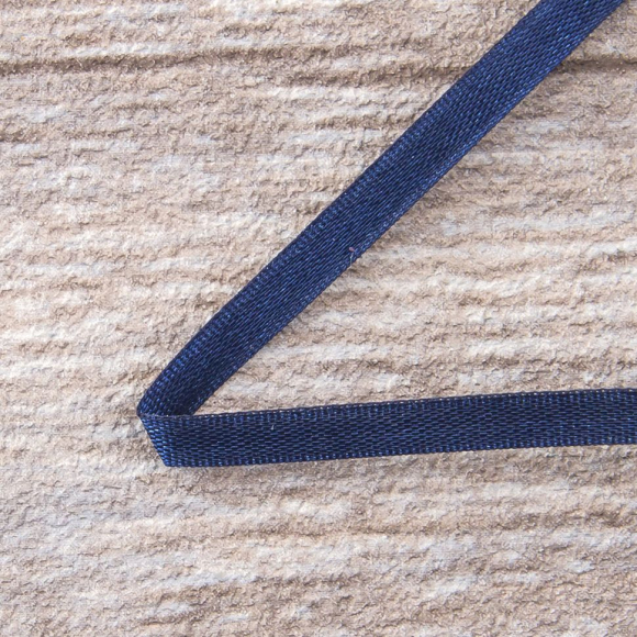 32203_Лента для вышивания SAFISA на блистере, 4 мм, 5 м, цвет 15, темно-синий