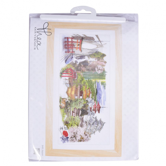 98430_Набор для вышивания "Япония", канва лен 36 ct