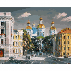 Картины по номерам Белоснежка арт.БЛ.100-AB Театральная площадь 40х50 см