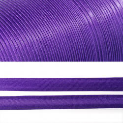Косая бейка TBY атласная шир.15мм цв.F170 (6409) фиолетовый уп.132 м