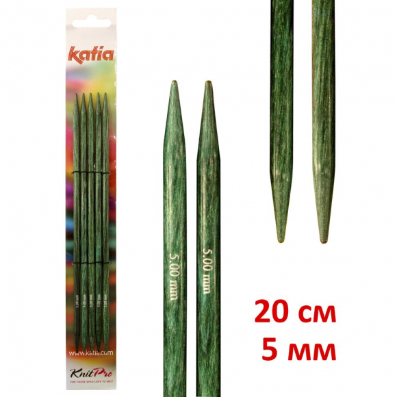 116479_Спицы чулочные KATIA, 20 см, 5 мм