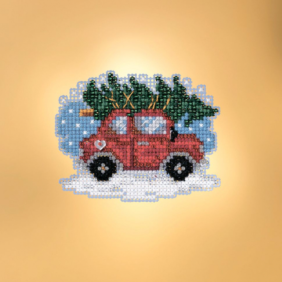 Набор для вышивания бисером MILL HILL Покупка деревьев 8х5 см