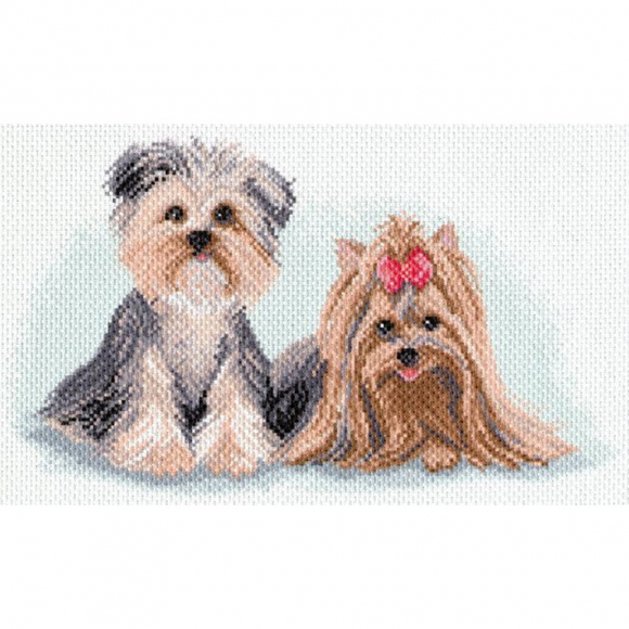 Рисунок на канве МАТРЕНИН ПОСАД арт.28х37 - 1642 Сладкая парочка (йоркширы) Рисунок на канве МАТРЕНИН ПОСАД арт.28х37 - 1642 Сладкая парочка (йоркширы)