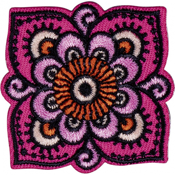 Термоаппликация "Цветочный орнамент розовый"