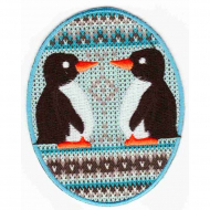 Термоаппликация HKM "B?gelfleck mit zwei Pinguinen"