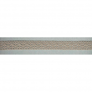65256_Мерсеризованное хлопковое кружево, 20 мм, цвет серо-бежевый