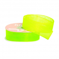 Лента капрон (органза) IDEAL шир.20мм цв.1043 салатовый уп.27,4 м