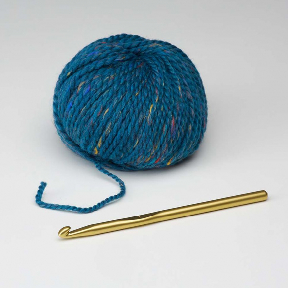 91309_Крючок, вязальный, алюминий addiPur №10, 15 см