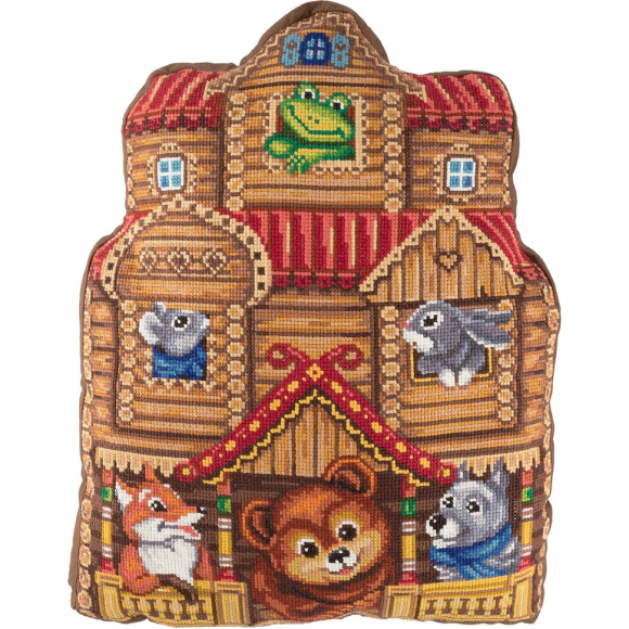 Набор для вышивания PANNA арт. PD-1900 Подушка Теремок 35,5х44 см