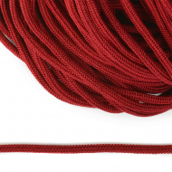 Шнур круглый полиэфир 04мм арт. 1с-36 цв.065 красный уп.200м