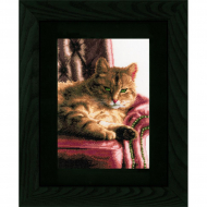 Набор для вышивания LANARTE арт.PN-0021762 Relaxed Tabby 24х34 см