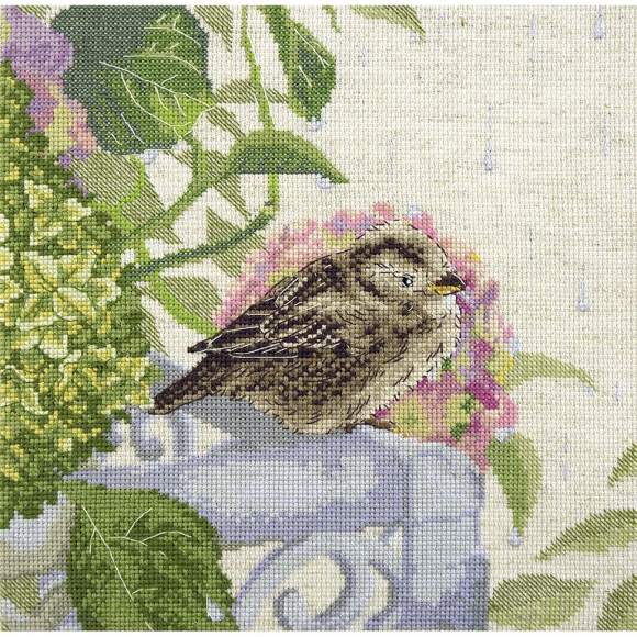 Набор для вышивания МАРЬЯ ИСКУСНИЦА арт.03.010.26 Летний дождь 20х20 см