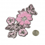 Аппликации MAGIC HOBBY арт. MG-R1734.2 цв.2 розовый 7,5х13,5 см 5 шт