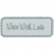 Термоаппликация "Носить с любовью"