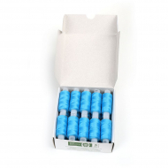 Нитки армированные 45ЛЛ 200 м цв.2506 голубой Нитки армированные 45ЛЛ 200 м цв.2506 голубой