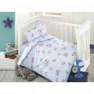 Ткань ранфорс Миши, арт.SL-G10779-7, 100% хлопок, шир.240см, цв.голубой, рул.30м