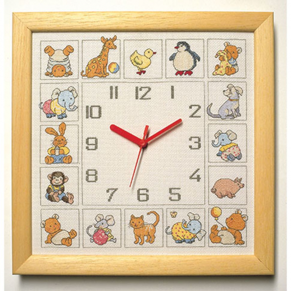 Набор для вышивания PERMIN арт.40-8450 Счастливые друзья 27х27 см