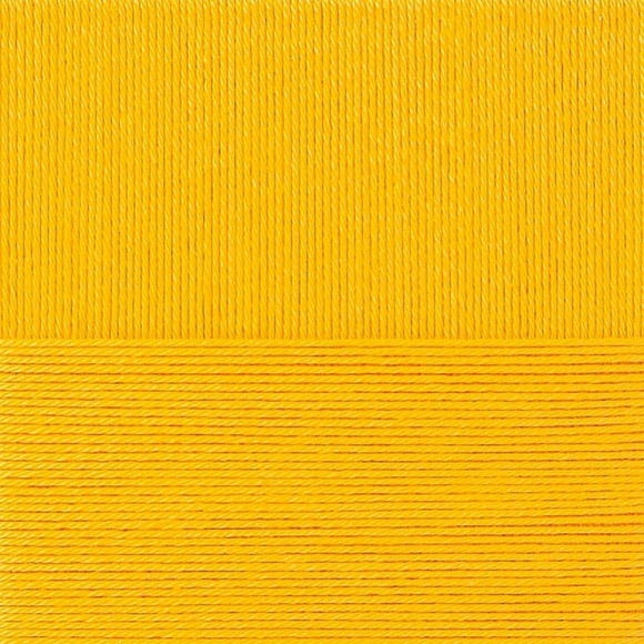 Пряжа для вязания ПЕХ Классический хлопок (100% мерсеризованный хлопок) 5х100г/250м цв.012 желток