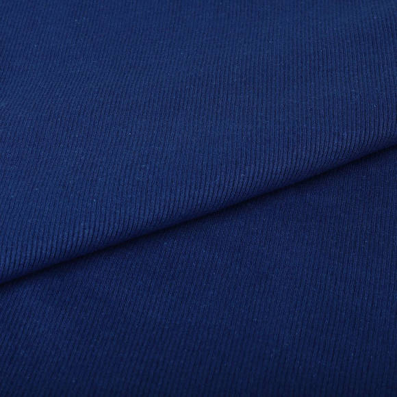 Ткань трикотаж Кашкорсе с лайкрой 300г пенье 60+60см василек 19-4052 уп.15м