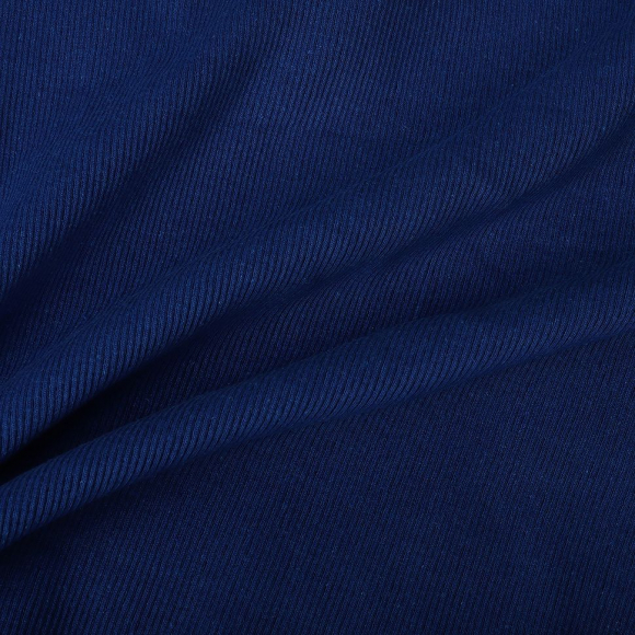 Ткань трикотаж Кашкорсе с лайкрой 300г пенье 60+60см василек 19-4052 уп.15м