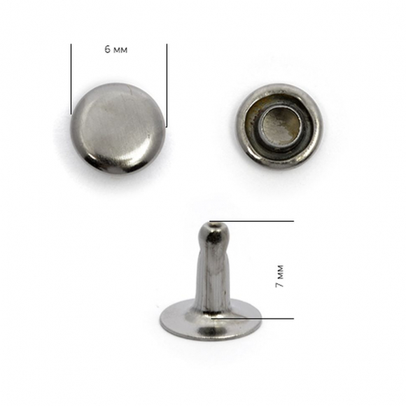 Хольнитены сталь New Star №0 6х7 (7мм) цв. никель черный уп. 2000шт Хольнитены сталь New Star №0 6х7 (7мм) цв. никель черный уп. 2000шт