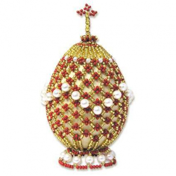 Набор для бисероплетения РИОЛИС арт.Б024 Яйцо пасхальное 2 9,5х5 см