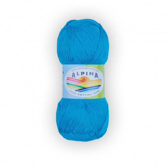 Пряжа ALPINA VIVEN (100% бамбук) 10х50г/405м цв.04 яр.голубой