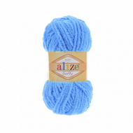 Пряжа для вязания Ализе Softy (100% микрополиэстер) 5х50г/115м цв.364 морская волна