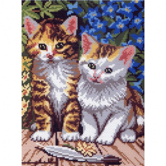 Рисунок на канве МАТРЕНИН ПОСАД арт.28х37 - 0210-1 Мурзики