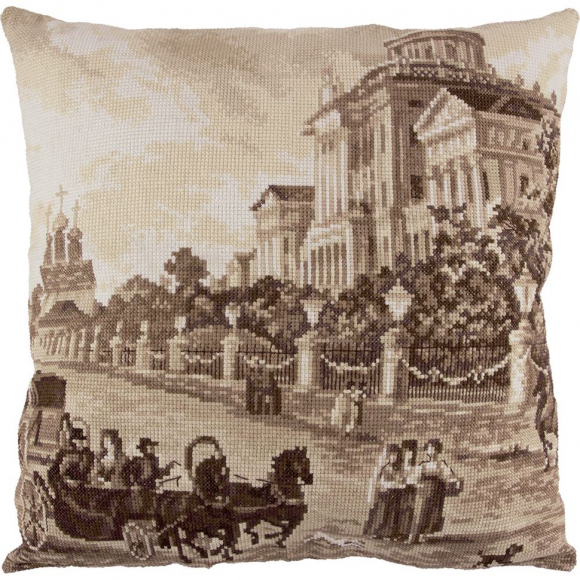 Набор для вышивания PANNA арт. PD-1969 Подушка Старая Москва. Дом Пашкова 41,5х41,5 см Набор для вышивания PANNA арт. PD-1969 Подушка Старая Москва. Дом Пашкова 41,5х41,5 см