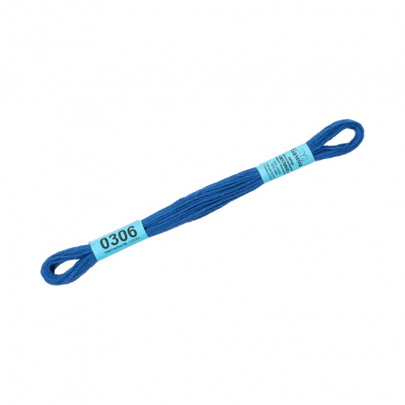 Нитки для вышивания Gamma мулине (0207-0819) 100% хлопок 24 x 8 м цв.0306 васильковый Нитки для вышивания Gamma мулине (0207-0819) 100% хлопок 24 x 8 м цв.0306 васильковый