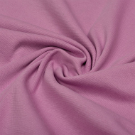 Ткань рибана  гл/крашеный, 215г/м?  95% хл 5%эласт  чулок 80-90см арт.ШН-215955-9 цв.сухая роза рул.15-80м