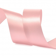 Лента атласная 38мм цв.3058 св.гр.розовый IDEAL уп.27,4 м