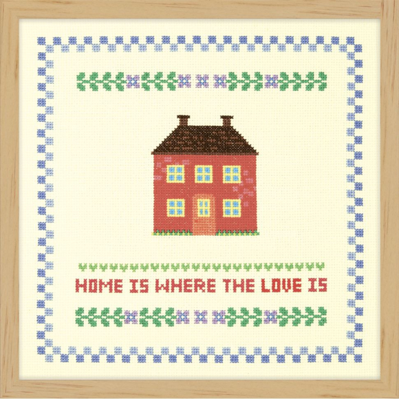 163812_Набор для вышивания "Дом красного цвета"