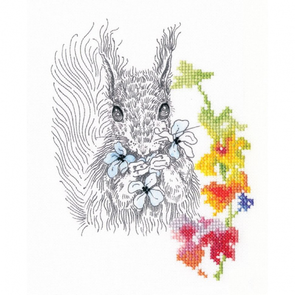 Набор для вышивания РТО арт.M70031 Сказки старого леса 15х20 см